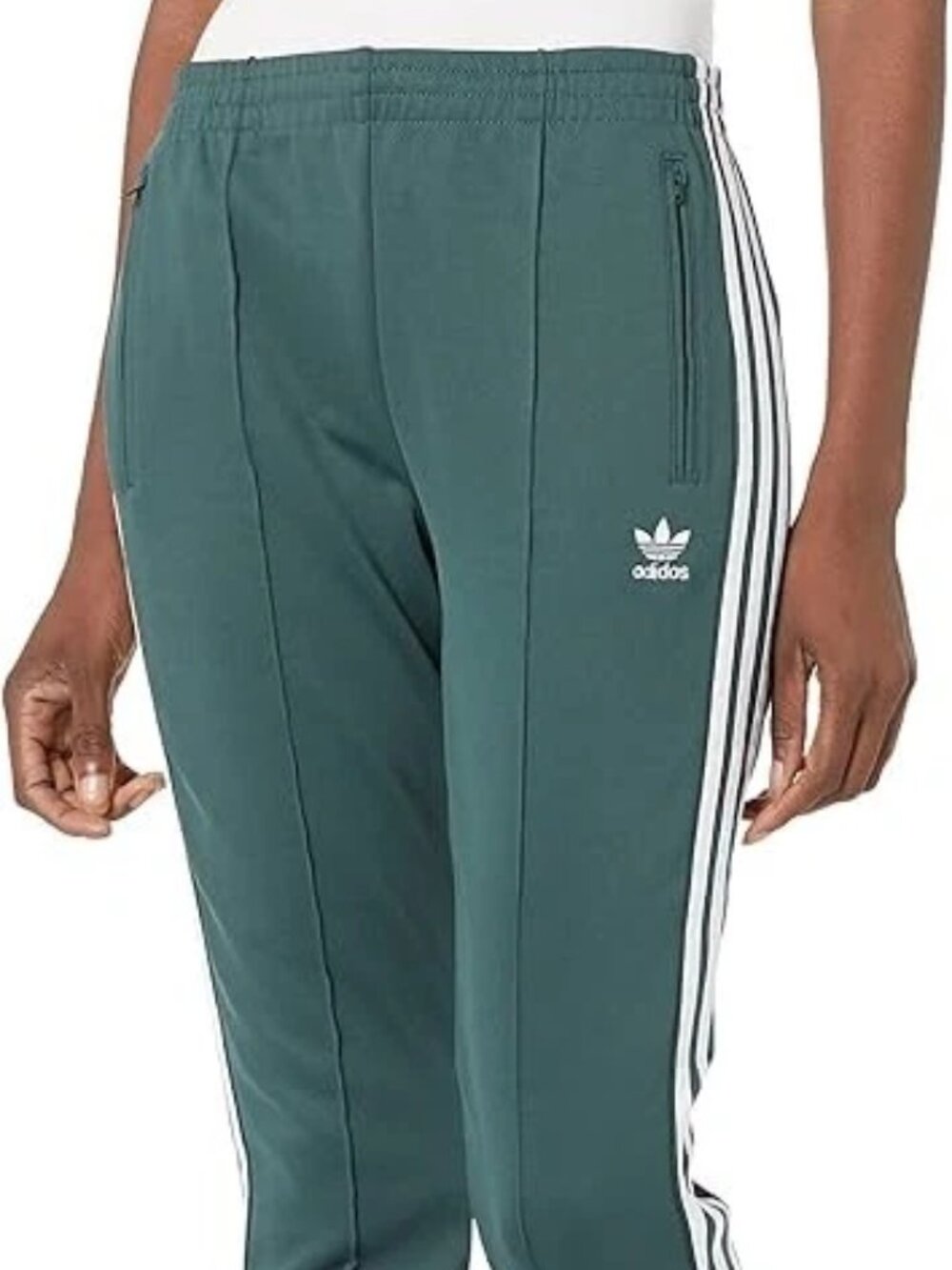 NWT Adidas Adicolor Classics Superstar Track Pants Women's S Green SST IY9868